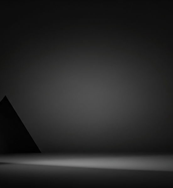 Abstract Dark 3D Shape